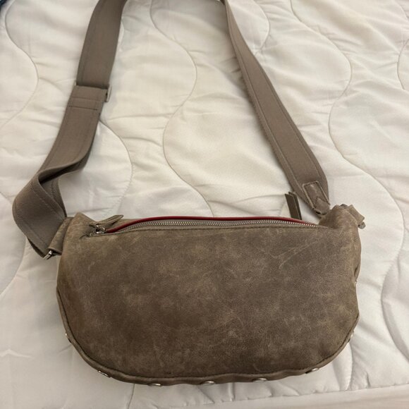 Hammitt Charles Crossbody Pewter/Brushed Silver LARGE - Picture 6 of 11